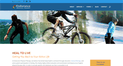 Desktop Screenshot of endurancepteugene.com